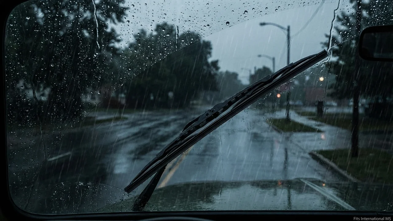 International MS Driver Side Wiper Blade — 20