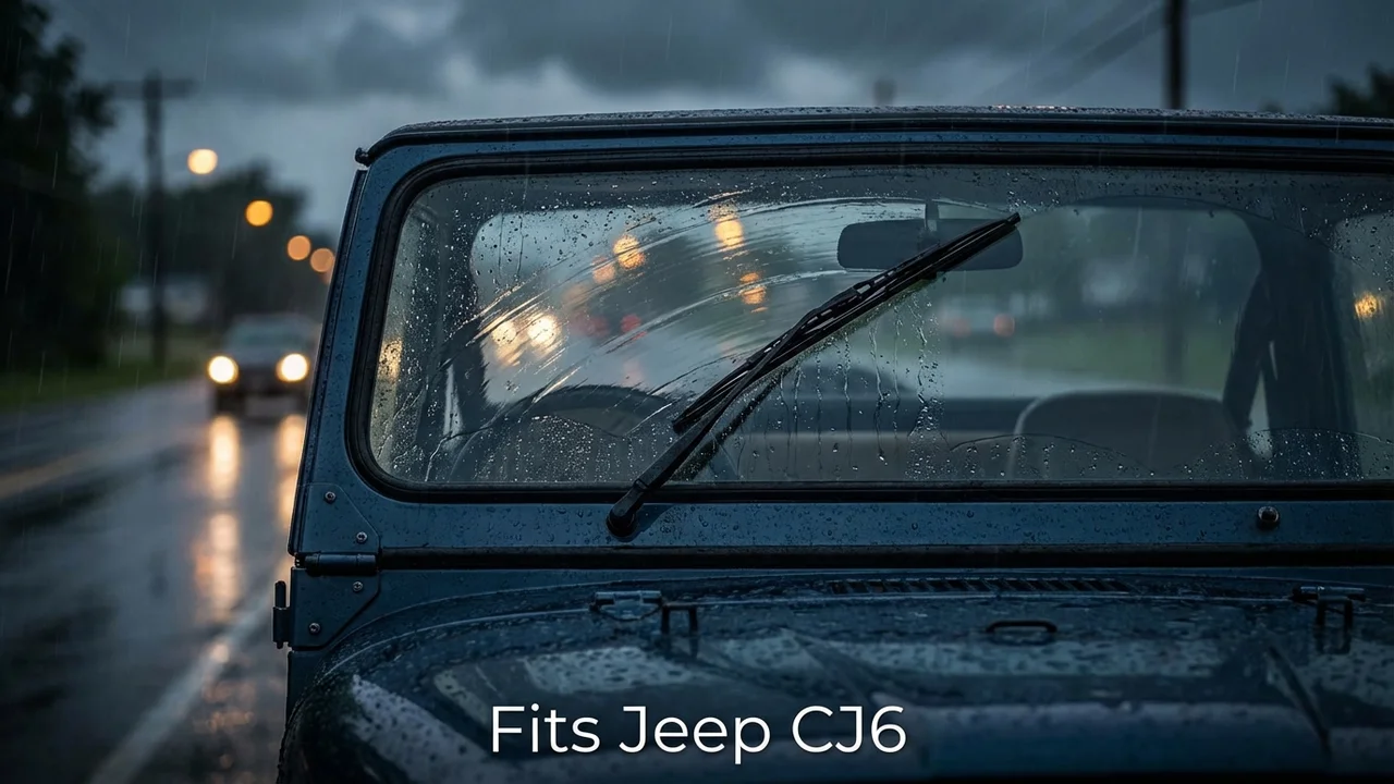 Jeep CJ6 Passenger Side Wiper Blade — 18