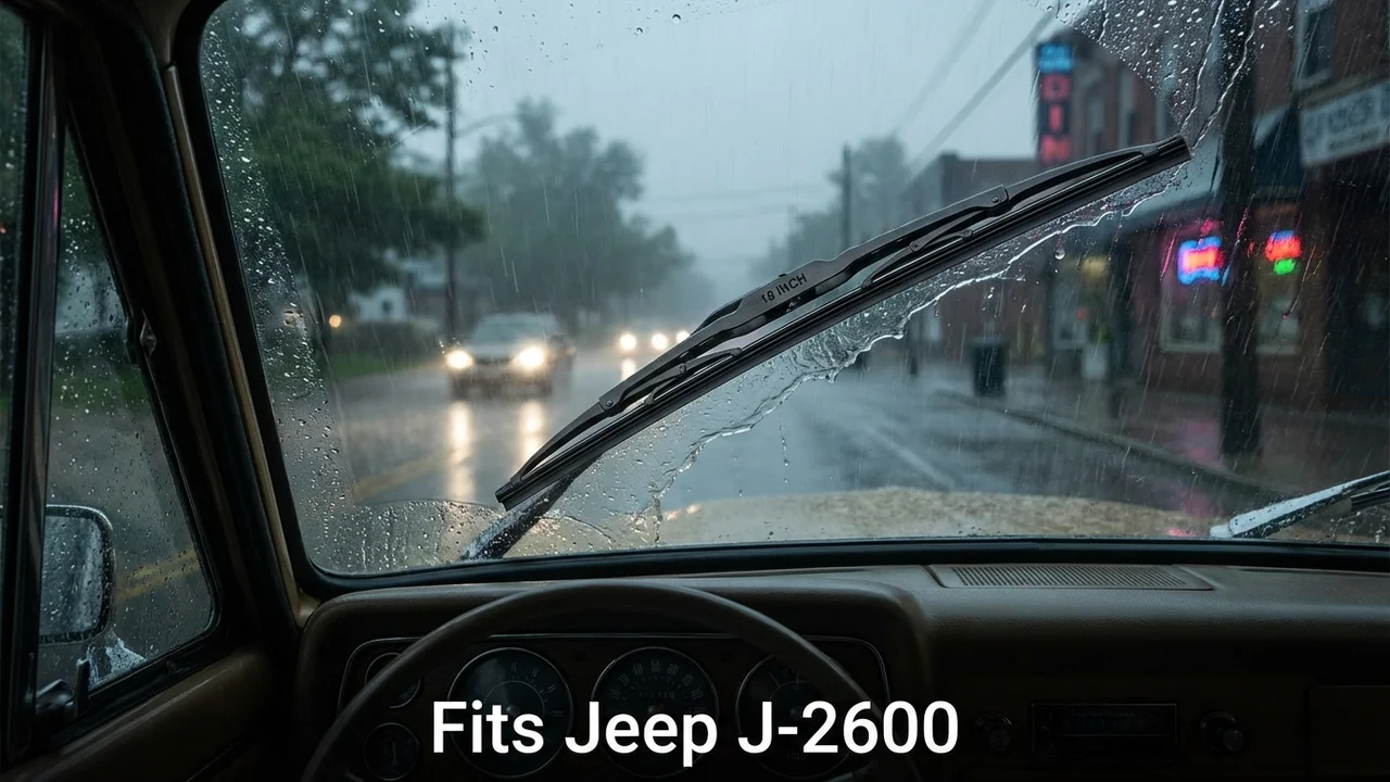 Jeep J-2600 Passenger Side Wiper Blade — 18