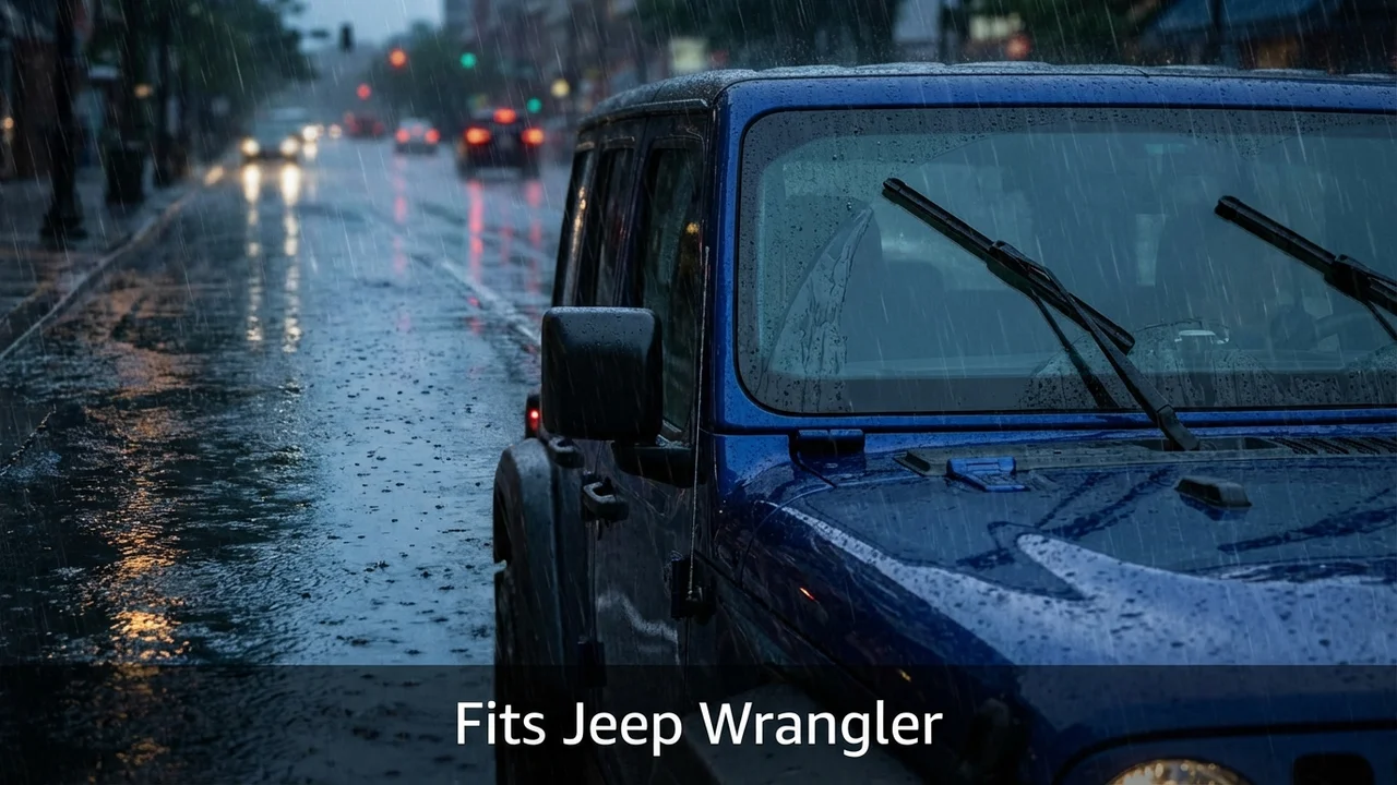 Jeep Wrangler Passenger Side Wiper Blade — 17