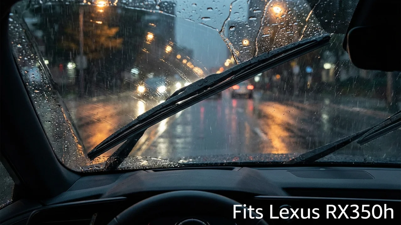 Lexus RX350h Driver Side Wiper Blade — 28