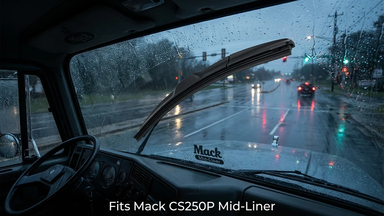 Mack CS250P Mid-Liner Driver Side Wiper Blade — 24