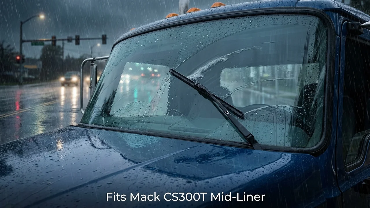 Mack CS300T Mid-Liner Passenger Side Wiper Blade — 22