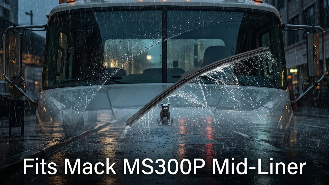 Mack MS300P Mid-Liner Driver Side Wiper Blade — 24