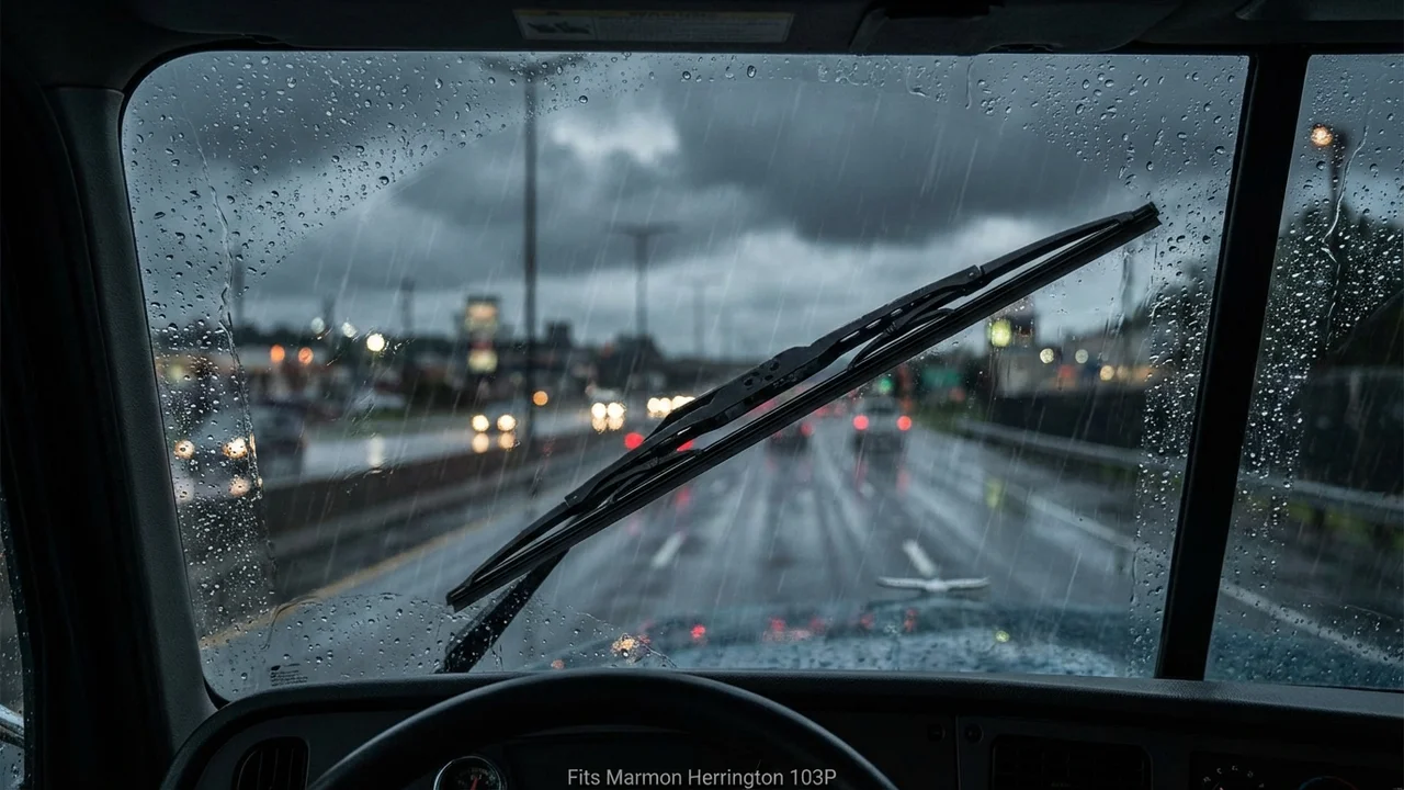 Marmon Herrington 103P Passenger Side Wiper Blade — 17