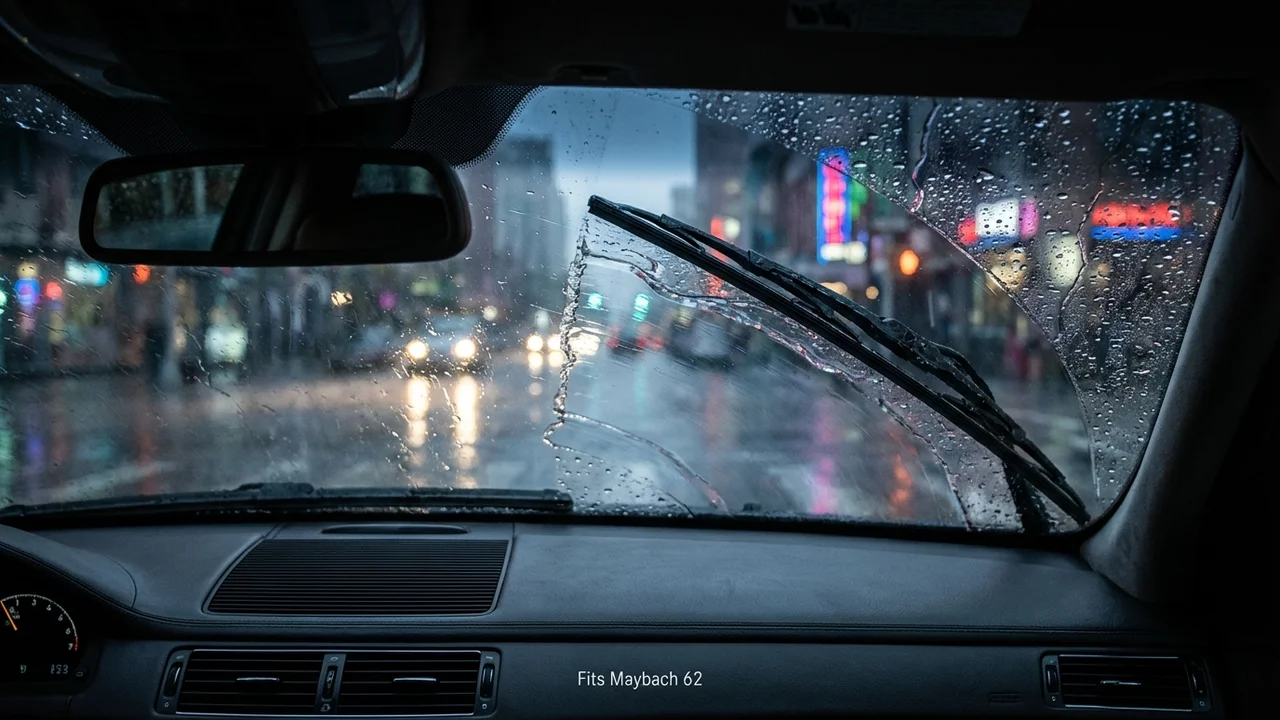 Maybach 62 Passenger Side Wiper Blade — 21