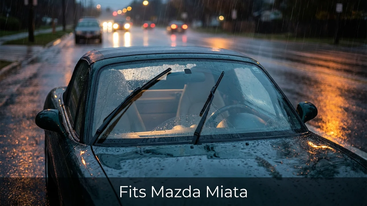 Mazda Miata Driver Side Wiper Blade — 22