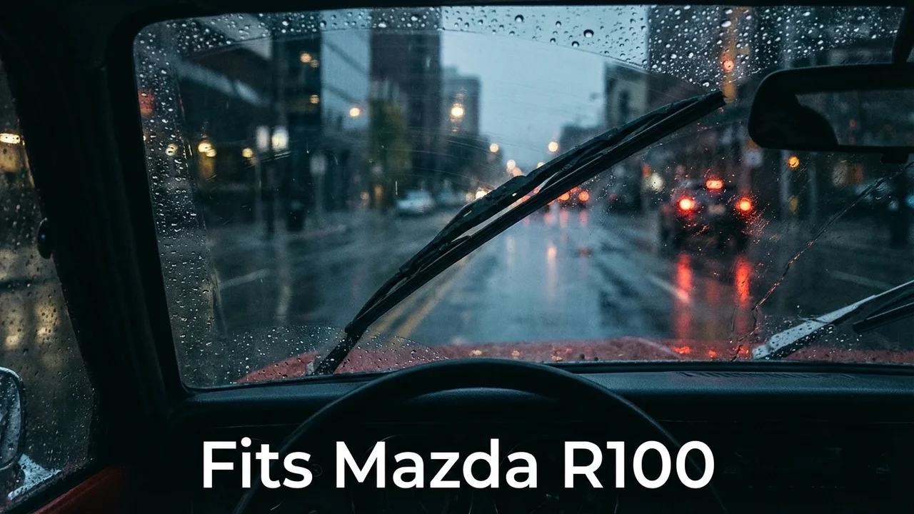 Mazda R100 Driver Side Wiper Blade — 28