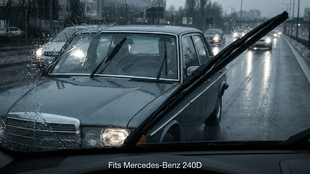 Mercedes-Benz 240D Passenger Side Wiper Blade — 19