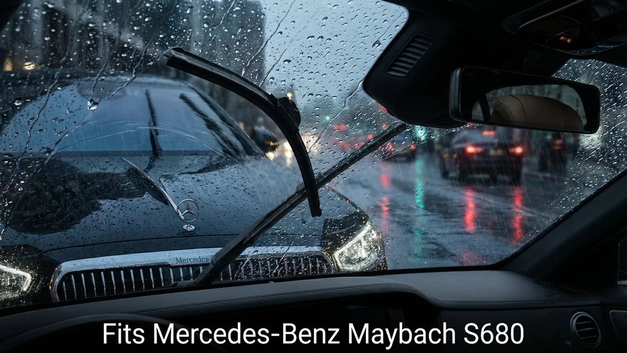 Mercedes-Benz Maybach S680 Passenger Side Wiper Blade — 19
