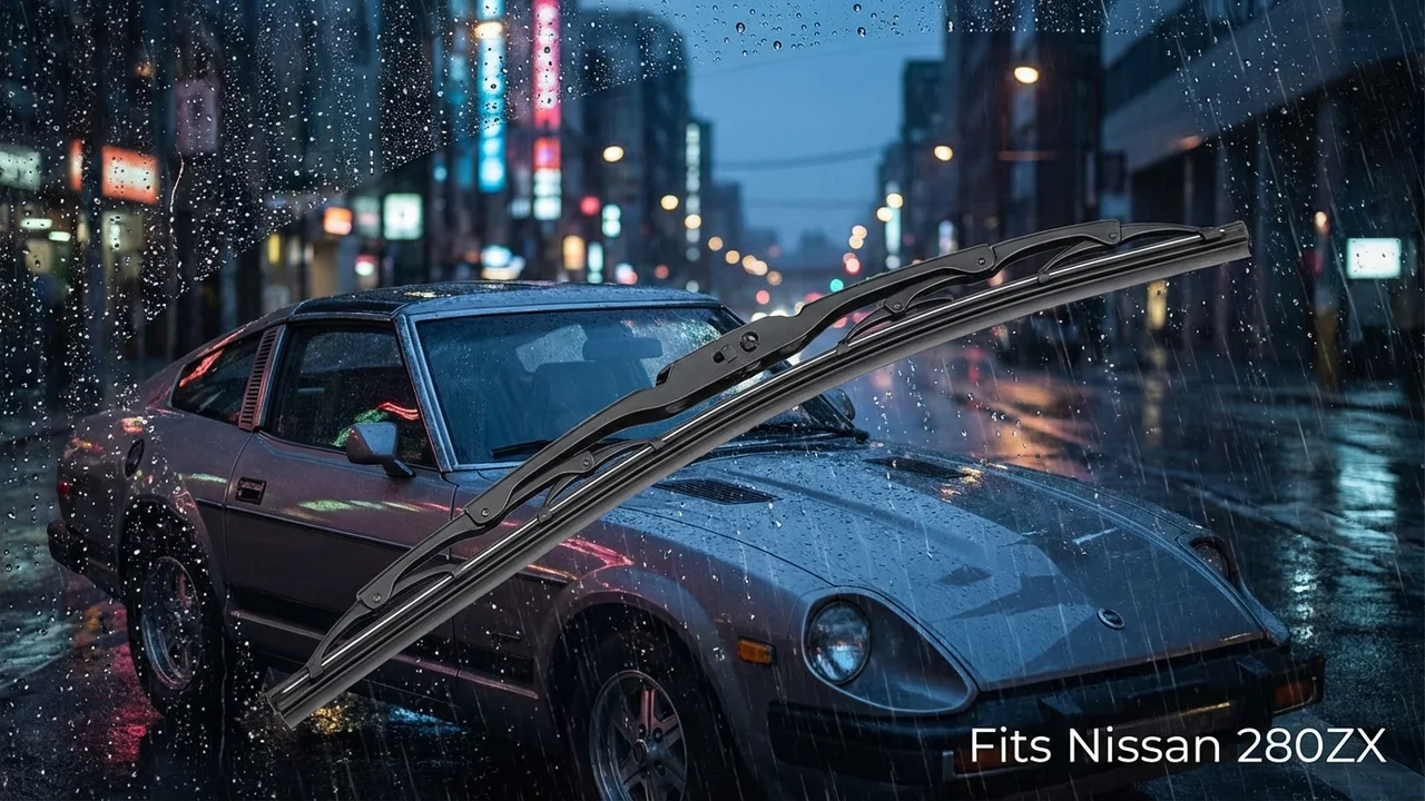 Nissan 280ZX Driver Side Wiper Blade — 22