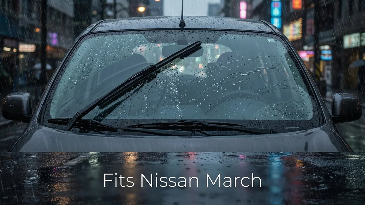 Nissan March Driver Side Wiper Blade — 28