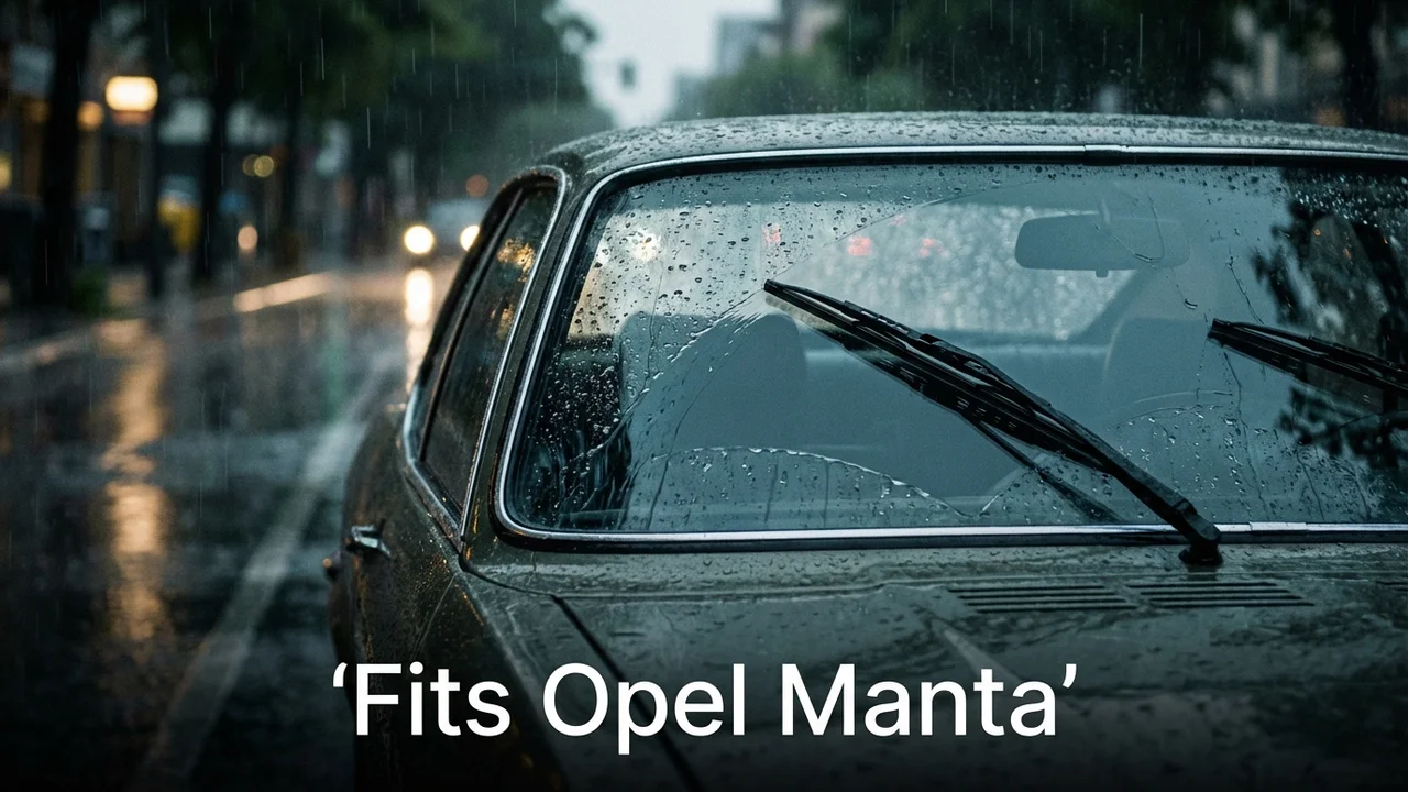 Opel Manta Passenger Side Wiper Blade — 20