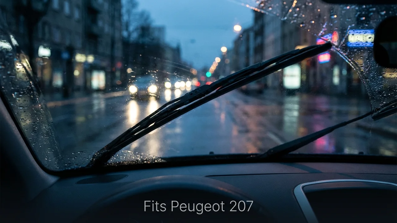 Peugeot 207 Driver Side Wiper Blade — 20