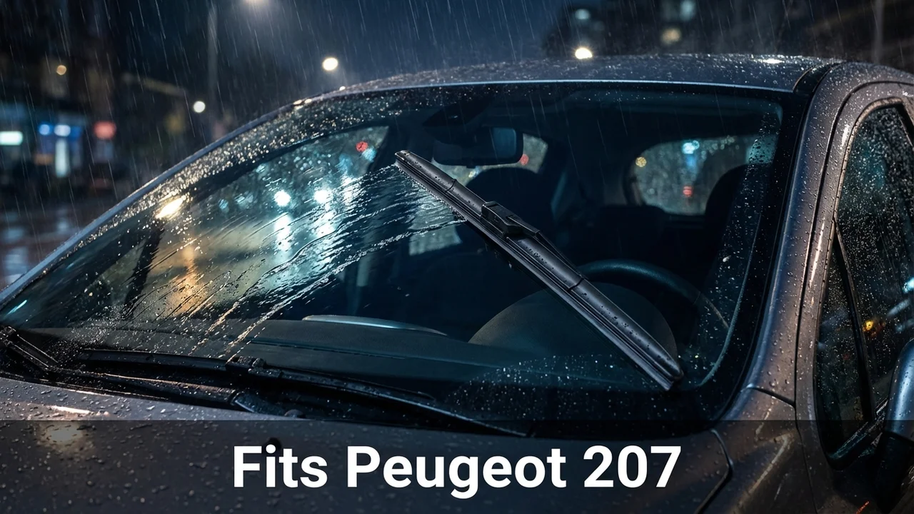 Peugeot 207 Passenger Side Wiper Blade — 18