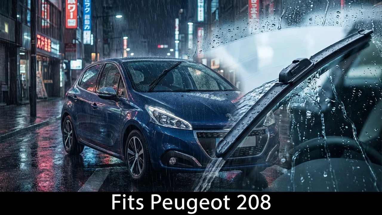 Peugeot 208 Driver Side Wiper Blade — 22
