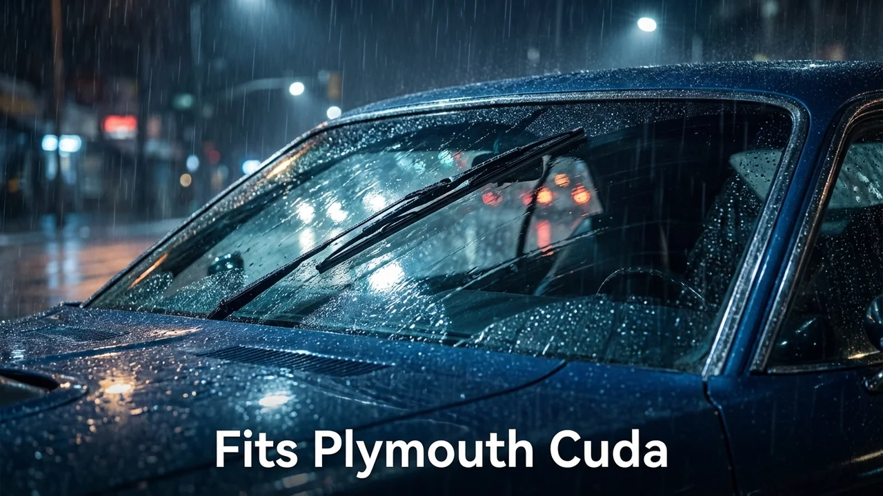 Plymouth Cuda Driver Side Wiper Blade — 22