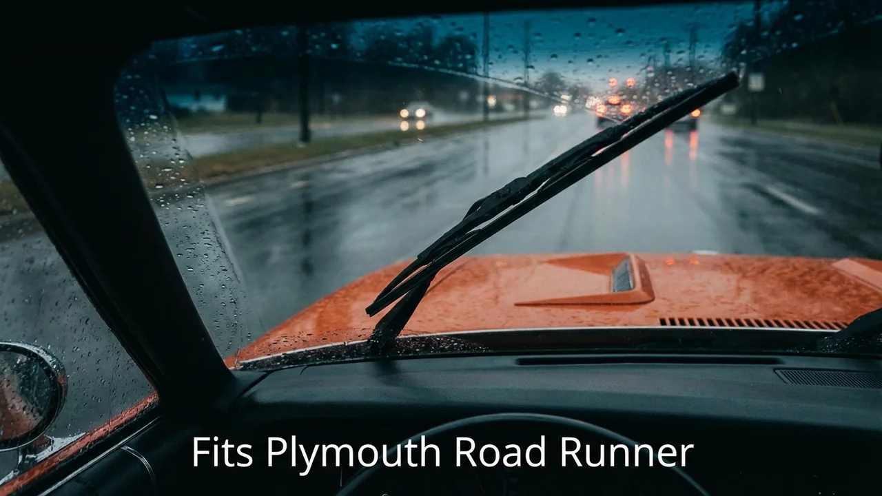 Plymouth Road Runner Driver Side Wiper Blade — 24