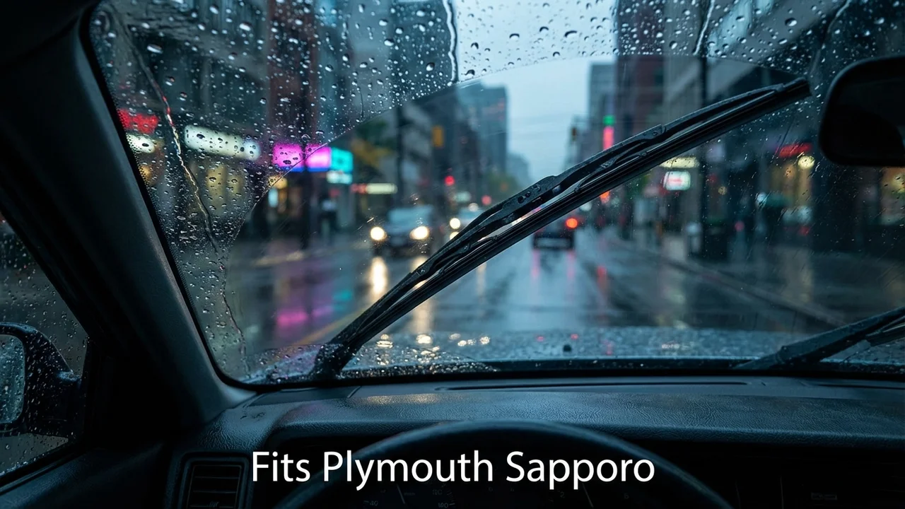 Plymouth Sapporo Passenger Side Wiper Blade — 16