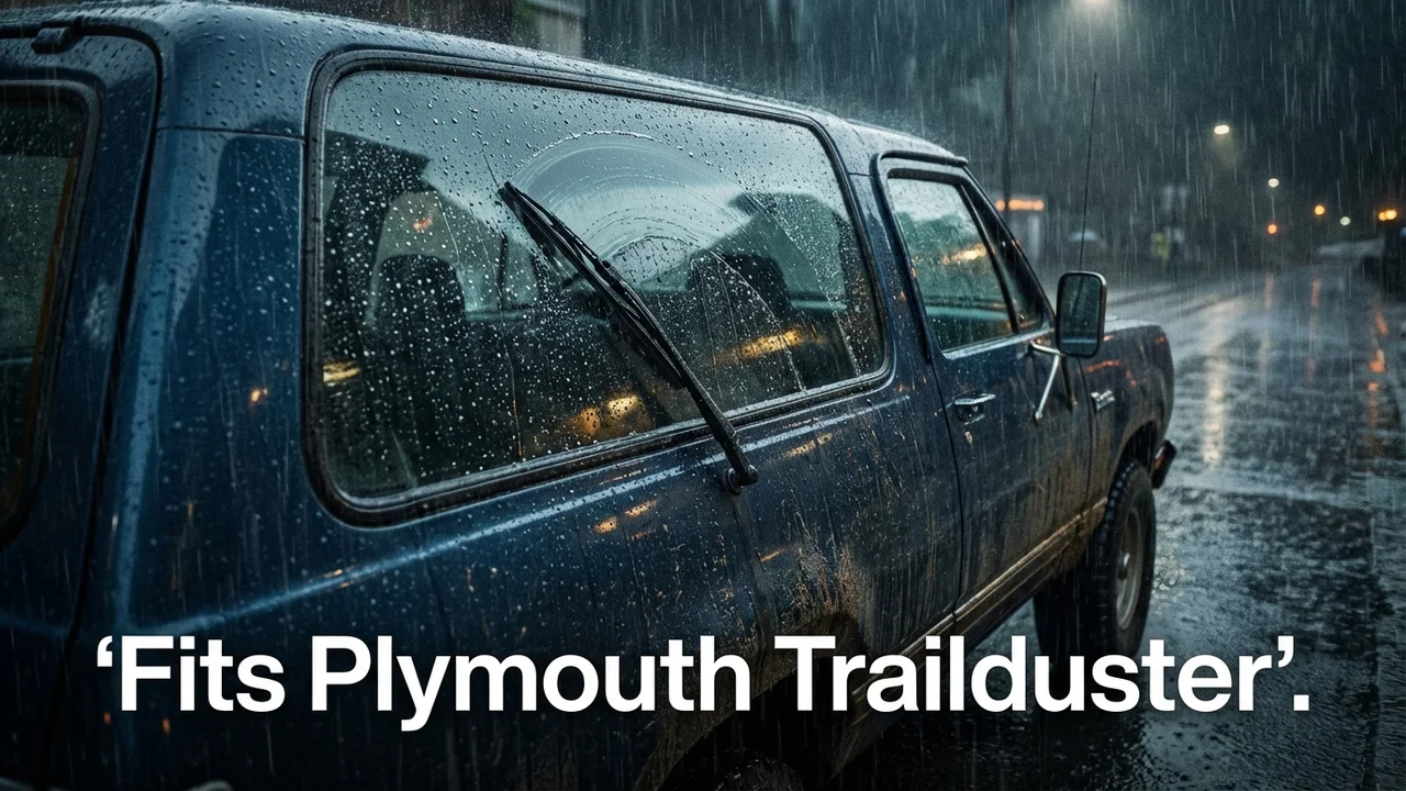 Plymouth Trailduster Rear Wiper Blade — 11