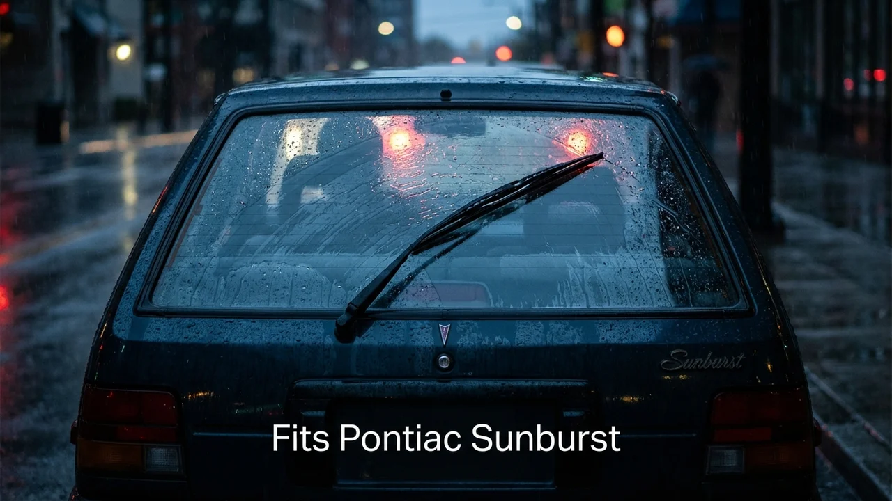 Pontiac Sunburst Rear Wiper Blade — 13