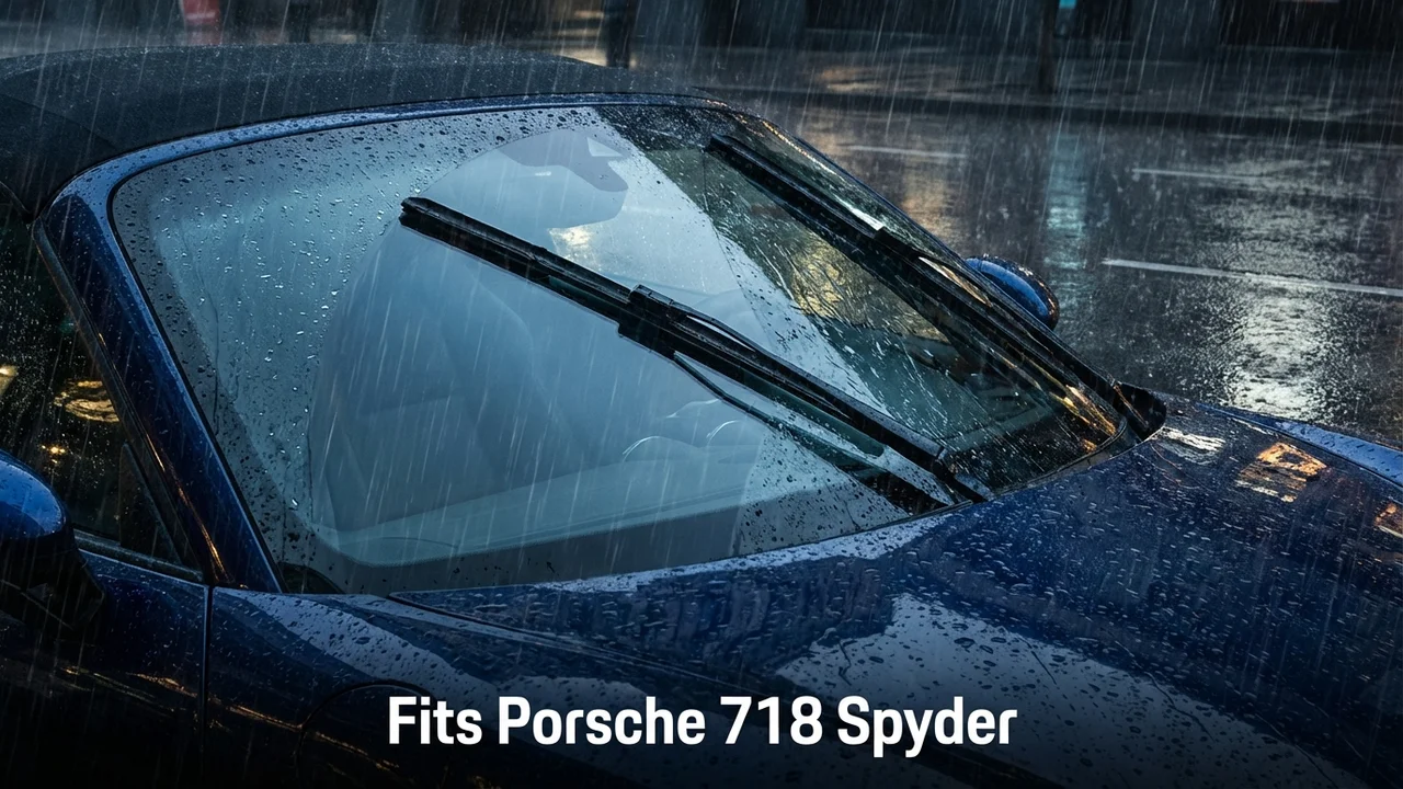 Porsche 718 Spyder Driver Side Wiper Blade — 22