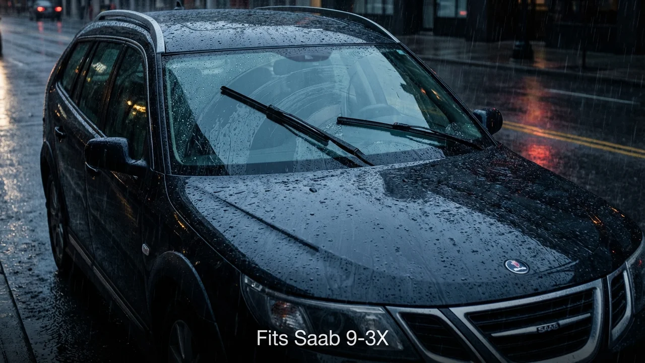 Saab 9-3X Passenger Side Wiper Blade — 18