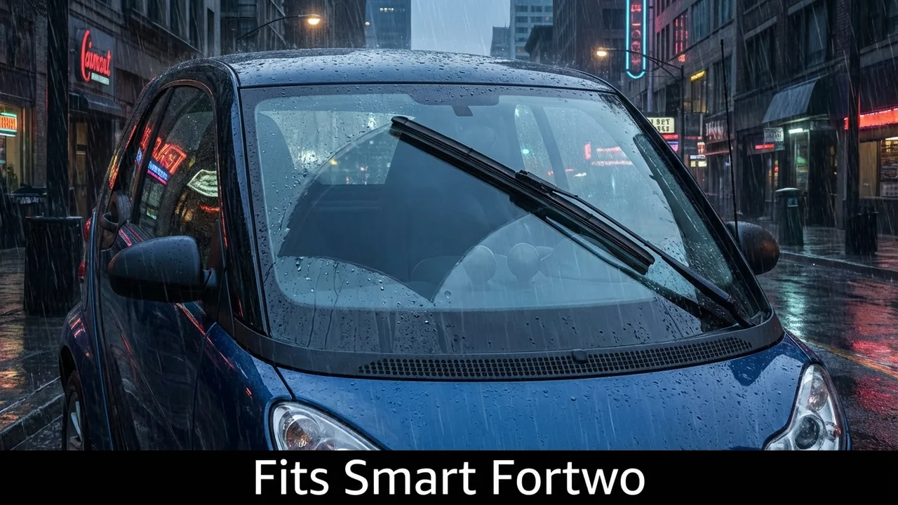 Smart Fortwo Driver Side Wiper Blade — 26