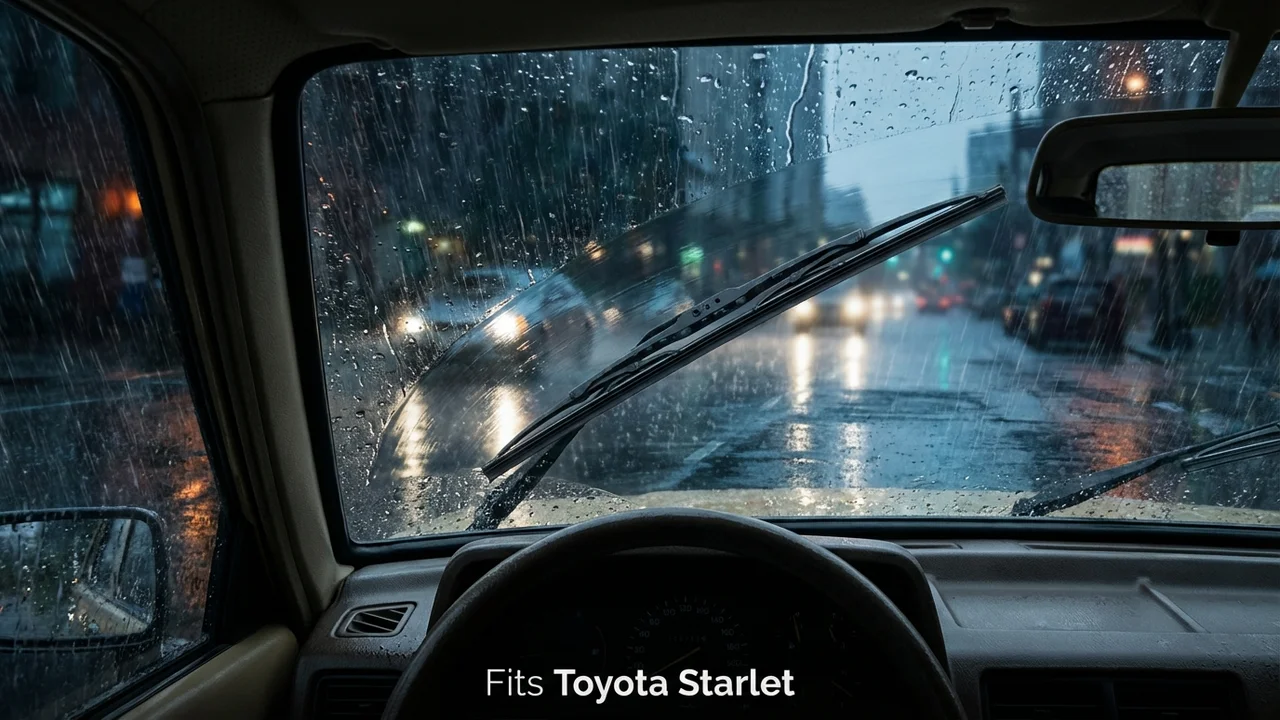 Toyota Starlet Driver Side Wiper Blade — 20