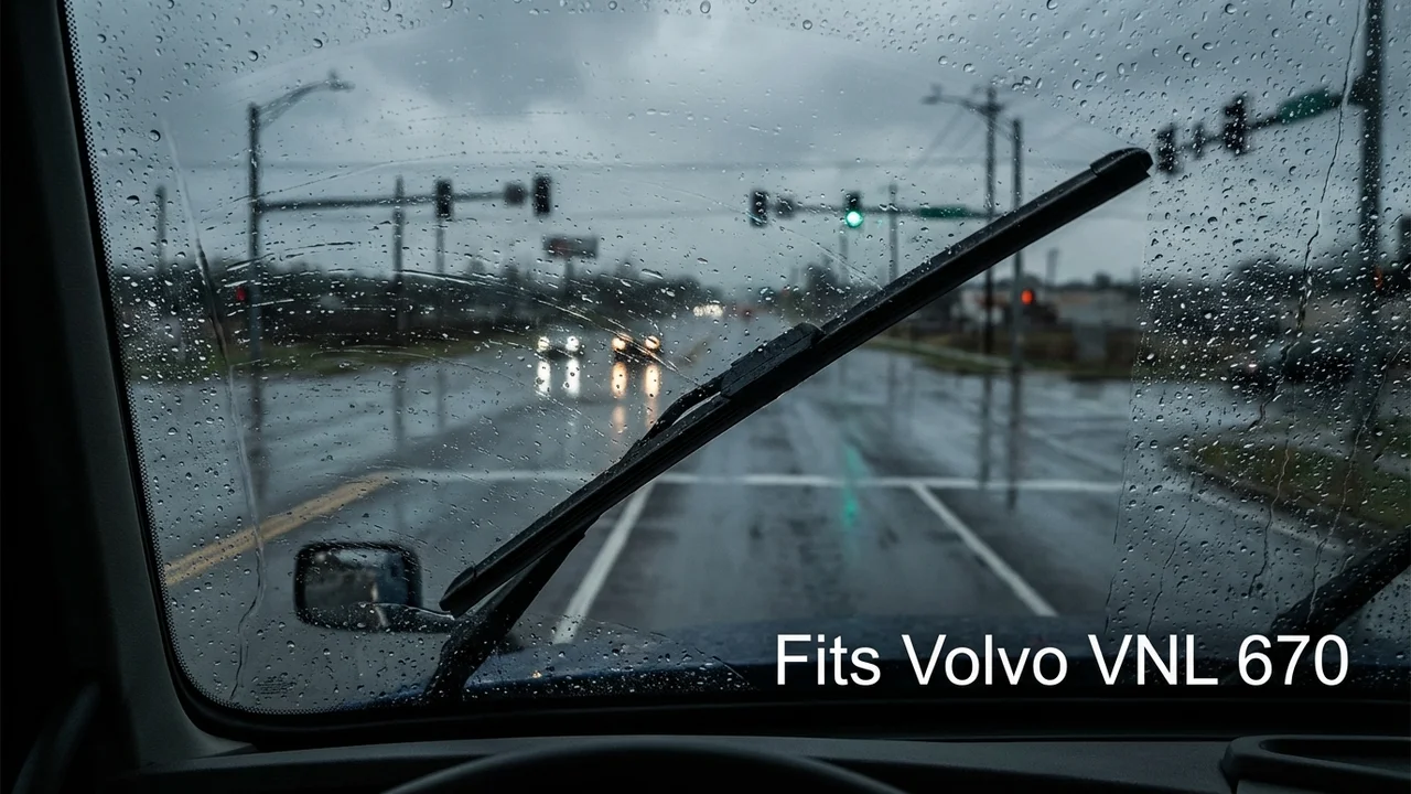 Volvo VNL 670 Driver Side Wiper Blade — 22