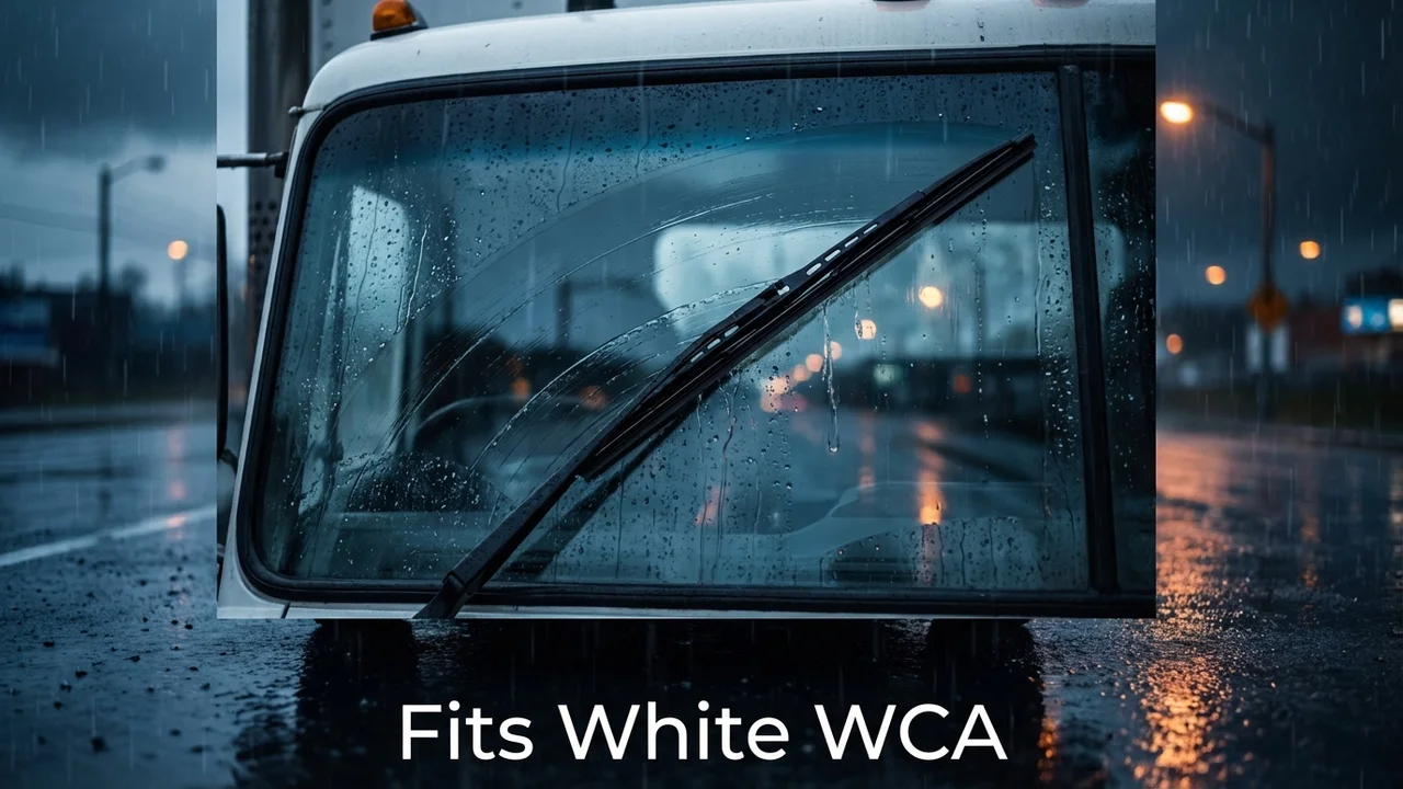White WCA Driver Side Wiper Blade — 26