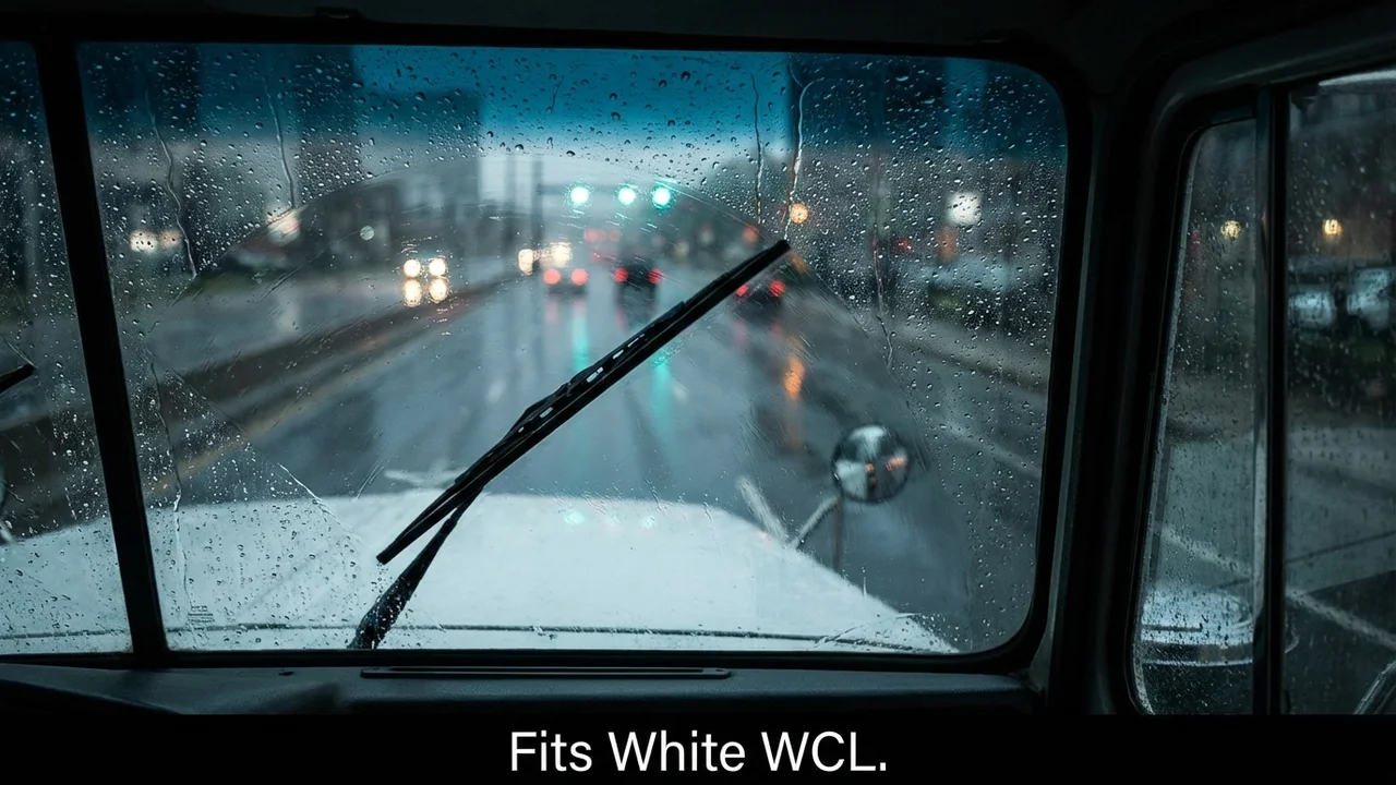 White WCL Driver Side Wiper Blade — 28