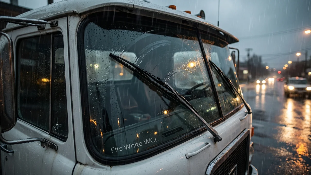 White WCL Passenger Side Wiper Blade — 17