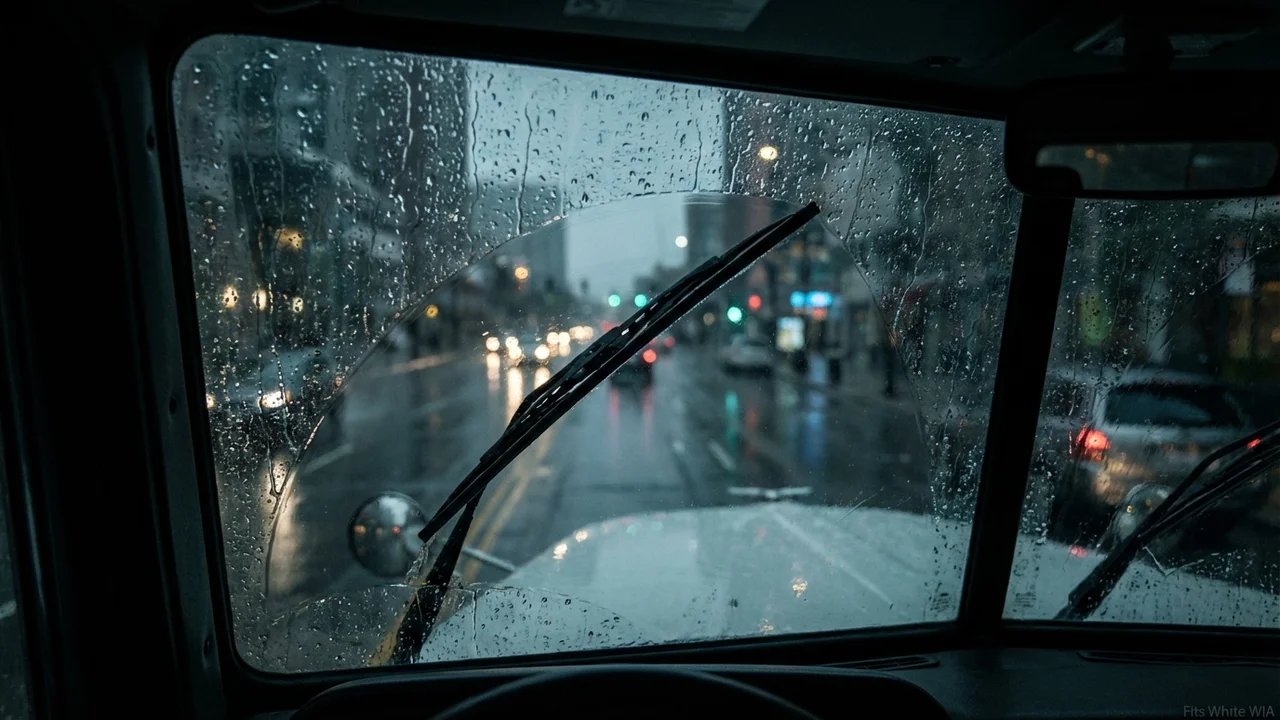 White WIA Driver Side Wiper Blade — 22