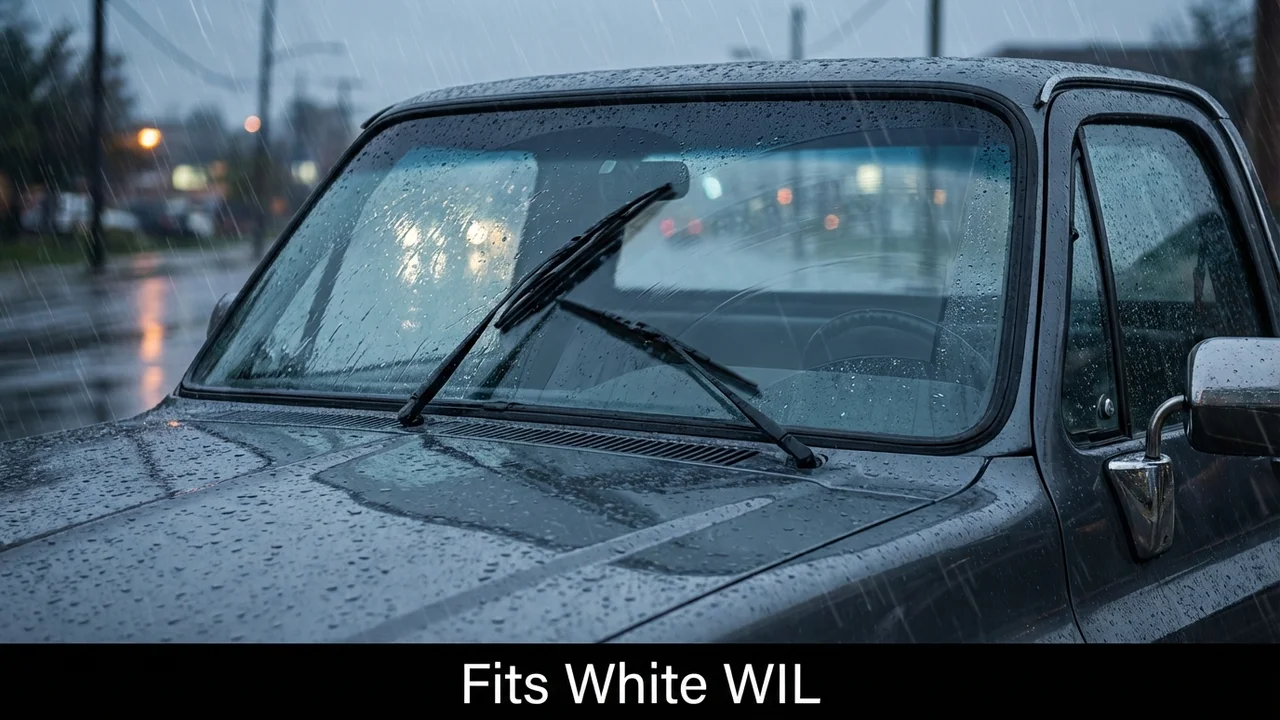 White WIL Driver Side Wiper Blade — 20