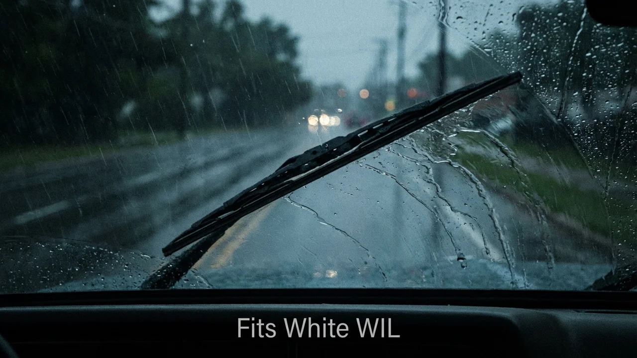 White WIL Rear Wiper Blade — 16