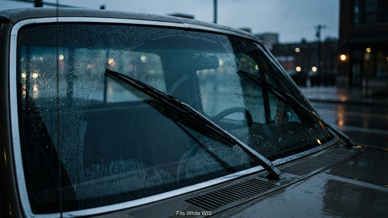 White WIS Driver Side Wiper Blade — 22